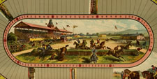 ONE OF THE MOST GRAPHIC STEEPLE CHASE GAMES KNOWN TO HAVE BEEN PRODUCED DURING THE 19TH CENTURY, McLAUGHLIN BROS., NEW YORK, 1888