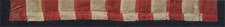 13 STARS, US NAVY SMALL BOAT ENSIGN, MARKED NAVY YARD, NEW YORK, DATED 1898