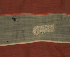 38 HAND-SEWN, SINGLE-APPLIQUED STARS ON A FLAG MADE BY ANNIN IN NEW YORK CITY, COLORADO STATEHOOD, 1876-1889, SIGNED "G. SCHENK, 1881"