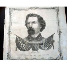 15-STAR CONFEDERATE BATTLE FLAG OF GENERAL LLOYD TILGHMAN, WHO LED THE 3RD KENTUCKY INFANTRY, CO. D; CAPTURED & EXCHANGED FOR UNION GENERAL JOHN REYNOLDS IN 1862; DEFEATED GRANT AT COFFEYVILLE, KANSAS WITH RELEASED PRISONERS; KILLED AT VICKSBURG IN 1863, WHEN STRUCK IN THE CHEST BY A CANNONBALL; ONE OF ONLY FOUR FLAGS KNOWN IN THIS RARE STAR COUNT ACROSS ALL EXAMPLES; THE MOST BEAUTIFUL SOUTHERN CROSS BATTLE FLAG I HAVE EVER ENCOUNTERED IN PRIVATE HANDS
