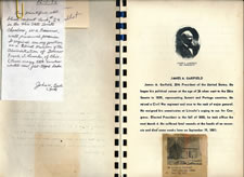 THE OHIO SENATORIAL DESK OF PRESIDENT JAMES GARFIELD, 1859-1861