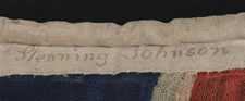 ONE OF THE THREE EARLIEST BRITISH UNION JACKS THAT I HAVE ENCOUNTERED IN PRIVATE HANDS, 1801-1835