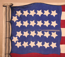 26 STARS, the EARLIEST KNOWN STAR COUNT for PRINTED FLAGS, 1837-1846, MICHIGAN