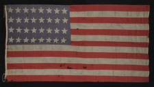 32 STARS, A VERY RARE STAR COUNT, PRE-CIVIL WAR, MINNESOTA STATEHOOD, 1858-59
