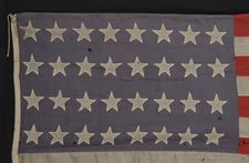 32 STARS, A VERY RARE STAR COUNT, PRE-CIVIL WAR, MINNESOTA STATEHOOD, 1858-59
