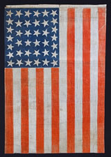 38 STARS, 1876-1889,  SIGNED "WILLIAMS" ON THE REVERSE, COLORADO STATEHOOD