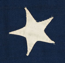 38 STARS, 1876-89, COLORADO STATEHOOD, MEDALLION CONFIGURATION, RARE SMALL SIZE