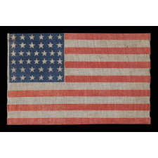 38 STARS, COLORADO STATEHOOD, 1876-1889
