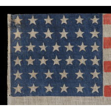 38 STARS, COLORADO STATEHOOD, 1876-1889