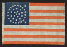 38 STARS, COLORADO STATEHOOD, MEDALLION CONFIGURATION WITH 2 OUTLIERS, 1876-1889