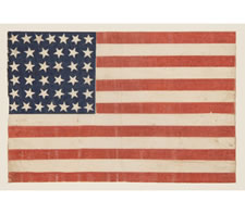 38 STARS, COLORADO STATEHOOD, 1876-1889, SCATTERED STAR POSITIONING