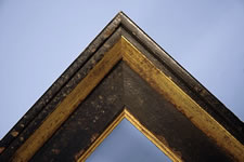 38 STARS, COLORADO STATEHOOD, A VERY RARE MEDALLION PATTERN FLAG WITH 4 LARGE CORNER STARS, MADE FOR THE 1876 CENTENNIAL