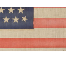 38 STARS IN AN EXTREMELY RARE "BEEHIVE" CONFIGURATION, AN EXTRAORDINARY EXAMPLE, 1876-1889, COLORADO STATEHOOD