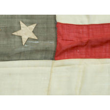38 STARS IN A MEDALLION CONFIGURATION WITH A RARE GROUPING OF 3 STARS IN EACH CORNER, 1876-1889, COLORADO STATEHOOD
