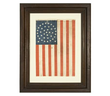 38 STARS, MEDALLION CONFIGURATION WITH 2 OUTLIERS,  COLORADO STATEHOOD, 1876-1889