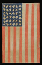 38 STARS WITH SCATTERED POSITIONING, COLORADO STATEHOOD, 1876-1889, VERTICALLY-ORIENTED AND WITH ESPECIALLY STRONG COLOR