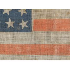 38 STARS WITH SCATTERED POSITIONING, COLORADO STATEHOOD, 1876-1889