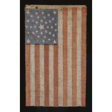 38 STARS IN A "SUMMER SKY" MEDALLION, A RARE EXAMPLE, COLORADO STATEHOOD, 1876-1889