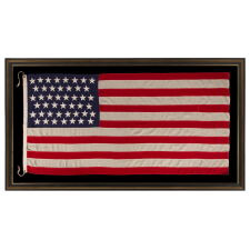 45 STAR ANTIQUE AMERICAN FLAG WITH BEAUTIFUL, ELONGATED PROPORTIONS AND GENEROUS SCALE, 1896-1908, UTAH STATEHOOD, SPANISH-AMERICAN WAR ERA