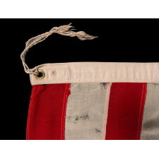 45 STAR ANTIQUE AMERICAN FLAG WITH BEAUTIFUL, ELONGATED PROPORTIONS AND GENEROUS SCALE, 1896-1908, UTAH STATEHOOD, SPANISH-AMERICAN WAR ERA