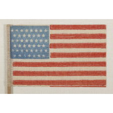 45 STARS ON A CORNFLOWER BLUE CANTON, SPANISH-AMERICAN WAR ERA, UTAH STATEHOOD, 1896-1908