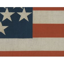 47 STARS, ONE OF JUST A TINY HANDFUL OF PRINTED FLAGS KNOWN TO EXIST WITH THIS RARE AND UNOFFICIAL COUNT, 1912, NEW MEXICO STATEHOOD