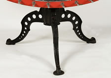 RACE HORSE GAME WHEEL, IL 1930-50, made by H.C. EVANS, CHICAGO