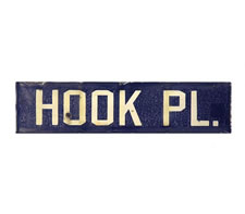"HOOK PLACE" STREET SIGN