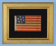 7-STAR CONFEDERATE SYMPATHIZER FLAG, A WAR-PERIOD EXAMPLE IN A SCARCE, LARGE SIZE