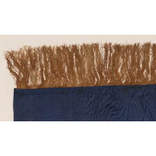 EXTRAORDINARY SILK FLAG, COMMISSIONED BY OR PRESENTED TO THE ROCKFORD, ILLINOIS “WIDE AWAKES,” IN SUPPORT OF THE 1860 PRESIDENTIAL CAMPAIGN OF ABRAHAM LINCOLN & HANNIBAL HAMLIN, POSSIBLY CARRIED AT THE OPENING OF THE CIVIL WAR BY COMPANY D OF THE 11TH ILLINOIS INFANTRY