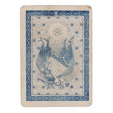 ANTIQUE, CIVIL WAR PLAYING CARDS w/ STARS, FLAGS, SHIELDS, & EAGLES, & FACE CARDS THAT FEATURE LADY COLUMBIA & UNION ARMY OFFICERS; MADE BY BENJAMIN HITCHCOCK, NEW YORK, 1862