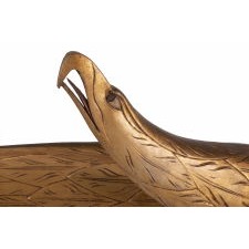 CARVED EAGLE WITH ELONGATED FORMAT, FROM THE SHOP OF JOHN HALEY BELLAMY, THE MOST REKNOWNED CARVER OF THE FORM, CIRCA 1875-1890’s