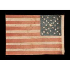 29 STARS IN A SPECTACULAR CROSS OR STARBURST MEDALLION, ONE OF JUST TWO KNOWN EXAMPLES IN THIS STYLE, PRE-CIVIL WAR, 1846-48, MEXICAN WAR PERIOD, REFLECTS THE ADDITION OF IOWA AS THE 29TH STATE