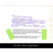 37 STARS IN A VERY RARE DIAMOND CONFIGURATION, WITH PILLARS OF STARS ON EITHER SIDE, NEARLY IDENTICAL TO A LARGER EXAMPLE PRESENTED BY CIVIL WAR GENERAL BENJAMIN BUTLER TO PRESIDENT LINCOLN AS THE FIRST AMERICAN FLAG EVER CONSTRUCTED OF ENTIRELY AMERICAN-MADE MATERIALS, JUST 3 DAYS PRIOR TO HIS 1865 ASSASSINATION; THIS STAR COUNT ANTICIPATORY TO THE FUTURE ADDITION OF NEBRASKA