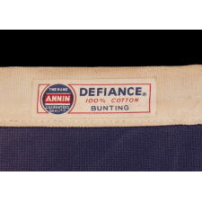 13 STARS IN THE BETSY ROSS PATTERN, ON A VINTAGE AMERICAN FLAG, MADE BY THE ANNIN COMPANY OF NEW YORK & NEW JERSEY, circa 1955 - 1965
