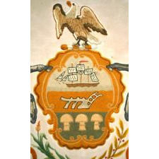 IMPORTANT FLAG OF THE PENNSYLVANIA NATIONAL GUARD HEADQUARTERS