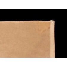 VINTAGE CALIFORNIA STATE "BEAR" FLAG OF STOUT CONSTRUCTION, AND WITH SIGNIFICANT GOLDEN BROWN OXIDATION THAT LENDS TO BEAUTIFUL PATINA AND CONVEYS ITS AGE; LATTER 1940’s - 1960’s