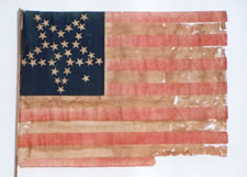 35 Star American Parade Flag -- Rare Great Star Pattern
