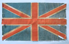 BRITISH UNION JACK PARADE FLAG, CA 1890-1920