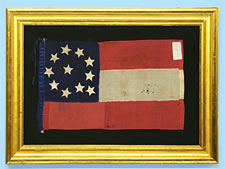 CAPTURED IN FLORIDA: CONFEDERATE 1ST NATIONAL (STARS & BARS)