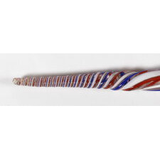 GLASS, PATRIOTIC PARADE CANES, ca 1876-1900