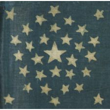 31 STARS IN A RARE PENTAGON MEDALLION, MADE FOR THE 1856 PRESIDENTIAL CAMPAIGN OF JOHN FRÉMONT & WILLIAM DAYTON, ONE-OF-A-KIND AMONG KNOWN EXAMPLES. FRÉMONT OPENED THE GATEWAY TO CALIFORNIA STATEHOOD AND WAS THE REPUBLICAN PARTY’S FIRST PRESIDENTIAL C