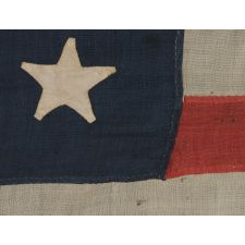 28 STARS, AN EXTREMELY RARE AND DESIRABLE STAR COUNT REFLECTING TEXAS STATEHOOD, OFFICIAL FOR ONLY ONE YEAR, 1845-46