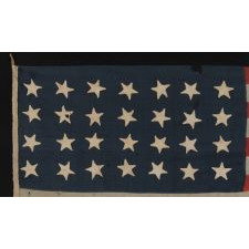 28 STARS, AN EXTREMELY RARE AND DESIRABLE STAR COUNT REFLECTING TEXAS STATEHOOD, OFFICIAL FOR ONLY ONE YEAR, 1845-46