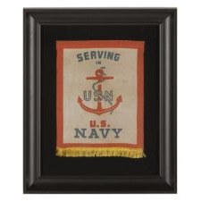 WWII SON-IN-SERVICE BANNER FOR A U.S. NAVYMAN