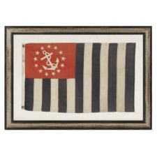 POWER SQUADRONS ENSIGN, MADE BY ANNIN IN NEW YORK, ca 1945-55