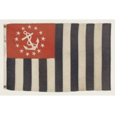 POWER SQUADRONS ENSIGN, MADE BY ANNIN IN NEW YORK, ca 1945-55