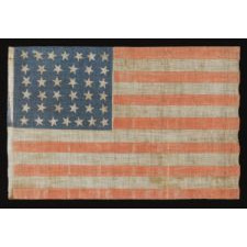 38 STARS WITH SCATTERED POSITIONING, COLORADO STATEHOOD, 1876-1889