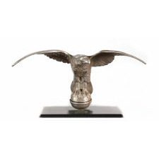 EAGLE FLAG POLE FINIAL WITH GREAT FORM AND SURFACE, 1910-1930