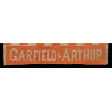 RARE 36 STAR PARADE FLAG, MADE FOR THE 1880 PRESIDENTIAL CAMPAIGN OF GARFIELD AND ARTHUR